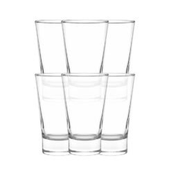 VASO LONDON ALTO TRANSPARENTE 400C X6