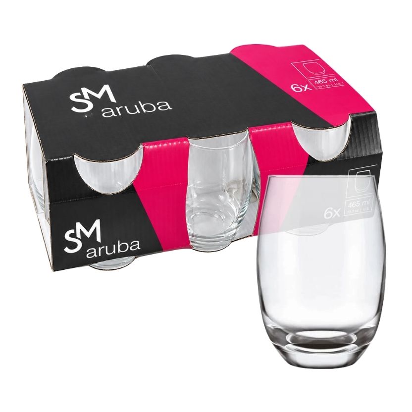 VASO T/LARGO ARUBA NADIR 465ML X6 3060206
