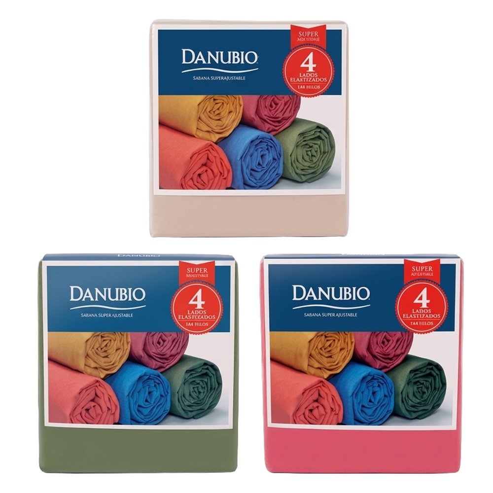 SABANA DANUBIO AJUSTABLE COLOR 1P 1/2 144H