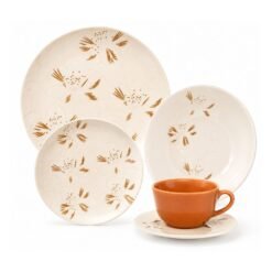 JUEGO VAJILLA PORCELANA 20 PZAS.ORQUIDEA OXFORD