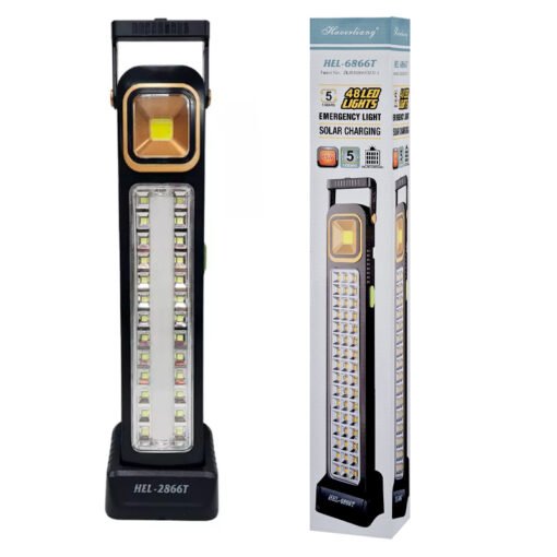 LUZ EMERGENCIA 48LED 5POSIC.USB-SOLAR 243339