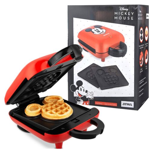 WAFLERA+SANDWICHERA 2EN1 700W ATMA MICKEY MOUSE