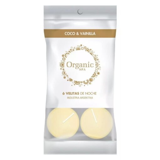 VELITA NOCHE ORGANIC SPA COCO & VAINILLA X6