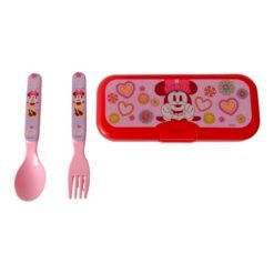 SET X2 CUBIERTOS CAJA MINNIE