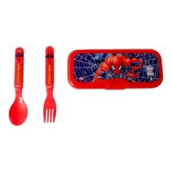 SET X2 CUBIERTOS CAJA SPIDERMAN