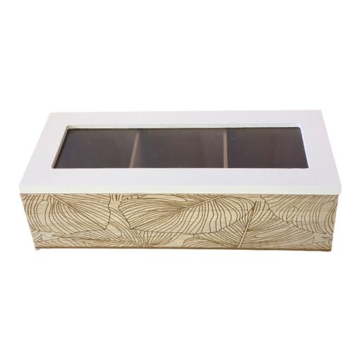 CAJA MAD.PORTASAQ.TE HOJAS X3 243061