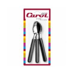 CUCHARA M.CAROL X3 M/NEGRO