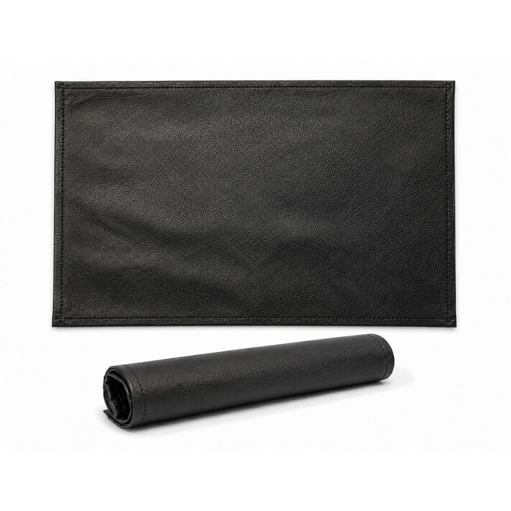 INDIVIDUALES CUERINA X4 45X30C NEGRO