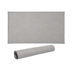 INDIVIDUALES CUERINA X4 45X30C GRIS PERLADO