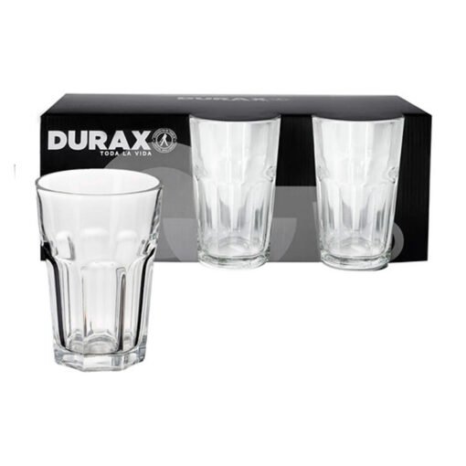 VASO VID.DURAX FACETADO 400CC CJX24