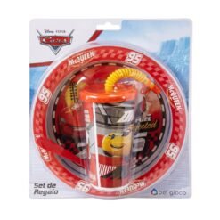 SET PLATO 25C + VASO SPORT C/BOMB.CARS