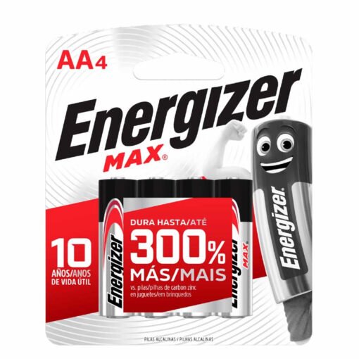 PILA AA BLISTER 4UN ALCALINA ENERGIZER