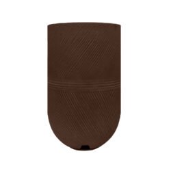 MACETA PLAST ARGOS 57C MARMORATO MARRON CAFE