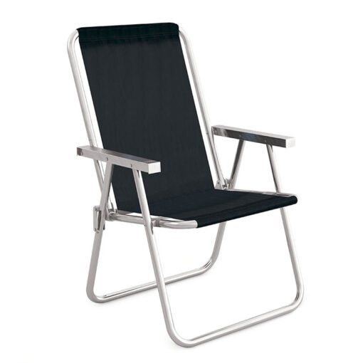 SILLA ALTA ALUM.TOTAL CONFORTO SANNET NEGRO 2159