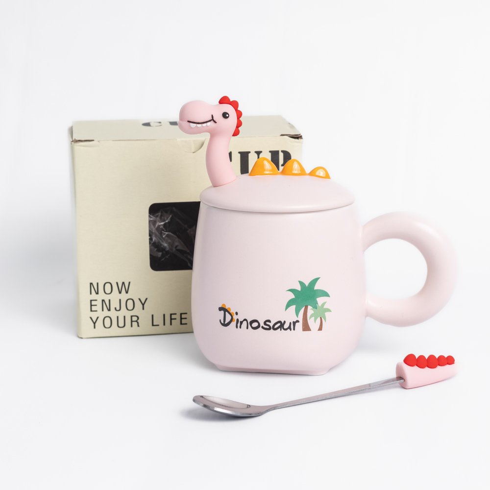 JARRO MUG DINOSAURIO C/CUCHARA 400ML 243083
