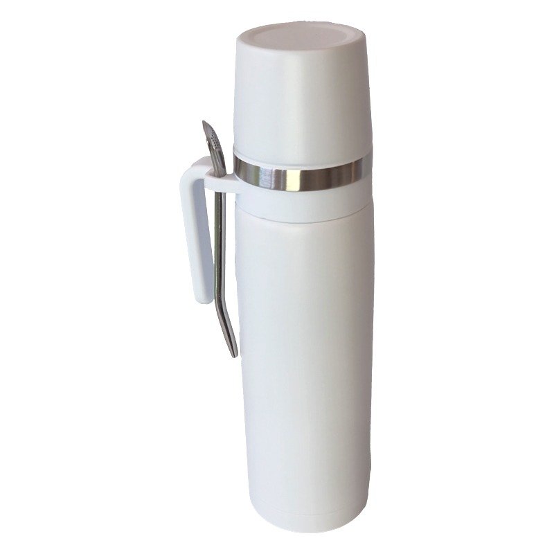 TERMO AC.1LT C/BOMB.1/2 MANIJA BLANCO 243163B