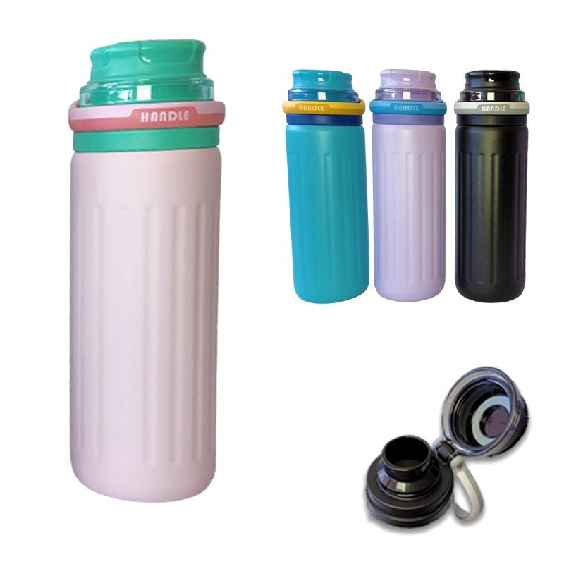 BOTELLA AC.FACETADA C/AGARRE 500ML 243183