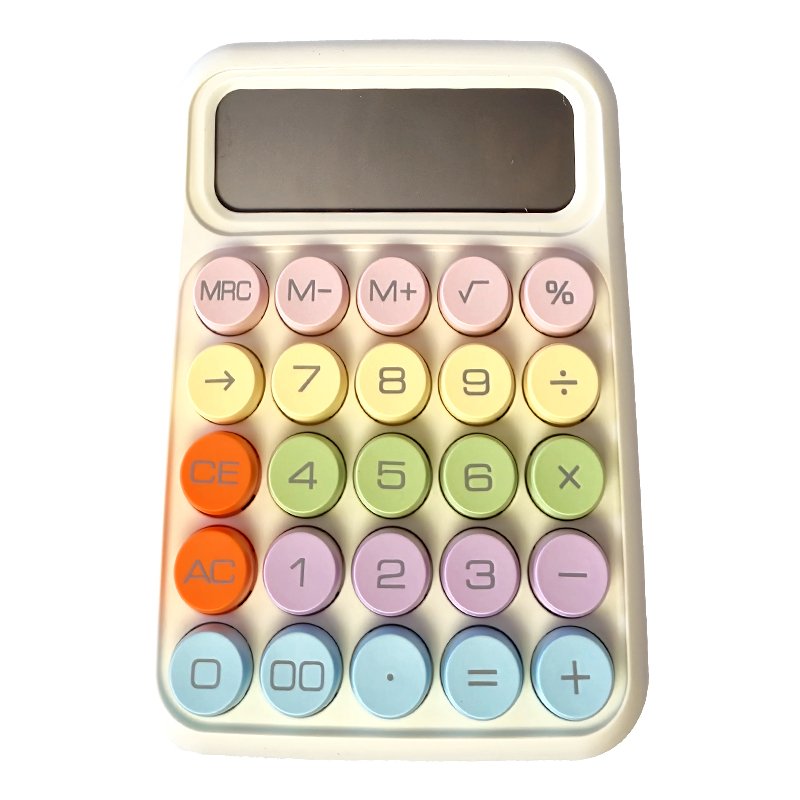 CALCULADORA 16X11C 25 DIGITOS COLORIDOS 243341
