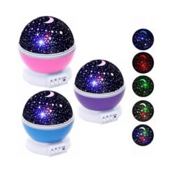 LAMP.LUZ PROYECTORA ESTRELLA USB/PILAS  243370
