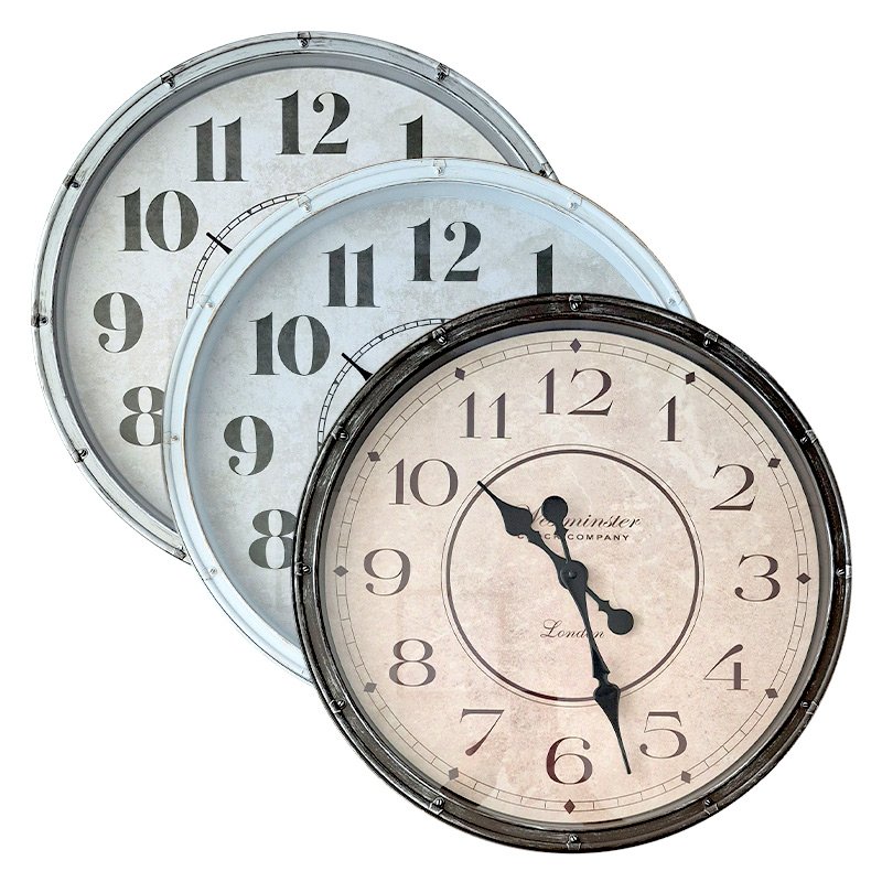 RELOJ PARED 50C WESTMINSTER 243389A-B-C-D