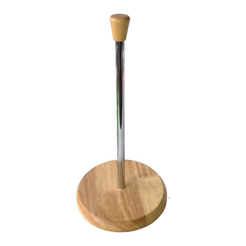 PORTA ROLLO 35C CROM.C/BASE BAMBOO 243452