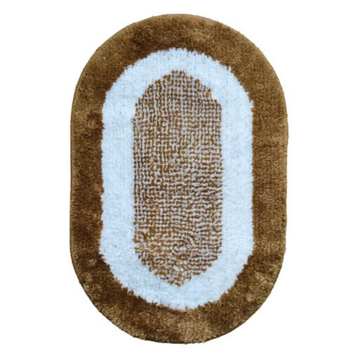 ALFOMBRA BAÑO OVAL BI-COLOR 38X58C 243475