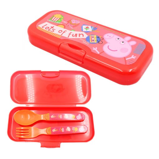 SET X2 CUBIERTOS CAJA PEPPA PIG