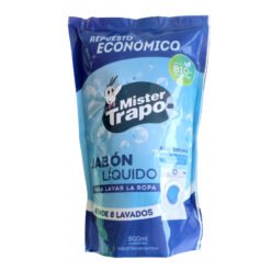 JABON LIQUIDO 800C BAJA ESPUMA MISTER TRAPO