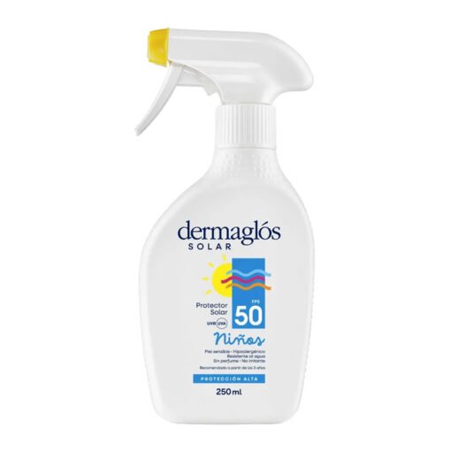 PROT.SOLAR DERMAGLOS F50 NIÑOS GATILLO 250ML