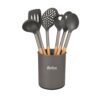 SET X6 UTENSILIOS NYLON C/HOLDER M/MAD.HUDSO