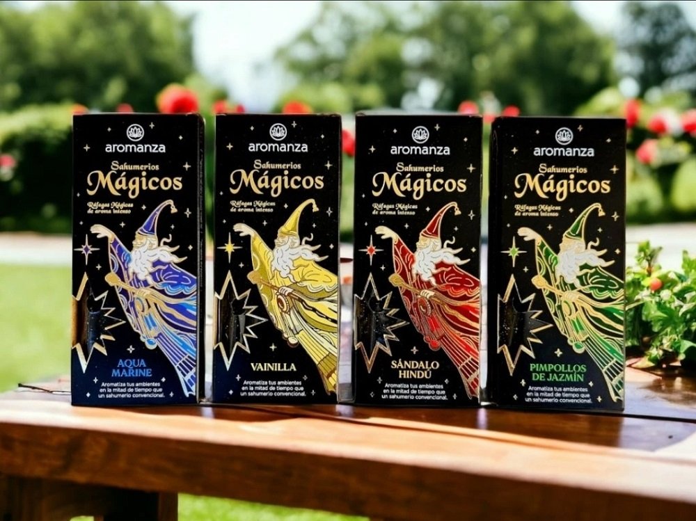 SAHUMERIOS MAGICOS AQUA MARINE X10 AROMANZA