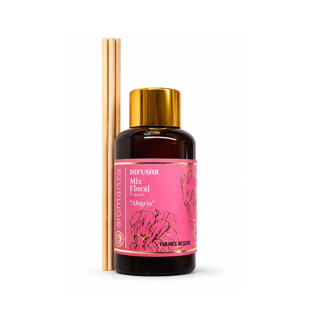 DIFUSOR AROM.C/VARILLA MIX FLORAL 60ML AROMANZA