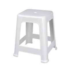 BANQUETA PLAST.APILABLE BLANCA MOR