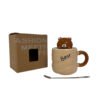 JARRO MUG 9C TAPA OSO C/CUCHARA 251263