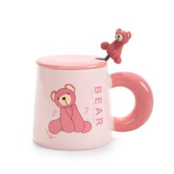 JARRO MUG 8C BEAR TAPA Y CUCHARA OSO 251267