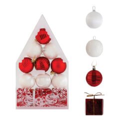 BOCHA NAVIDAD 6C 2 COLORES X12U 251380