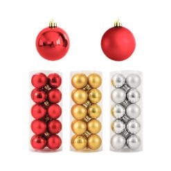 BOCHA NAVIDAD 5C OPACAS Y BRILLANTES X24U 251391-A