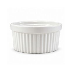 CAZUELA 9C FACETADA BLANCA 261432-C