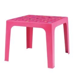 MESA PLAST.CUAD.INFANTIL 53C ESTAMPADA ROSA MOR