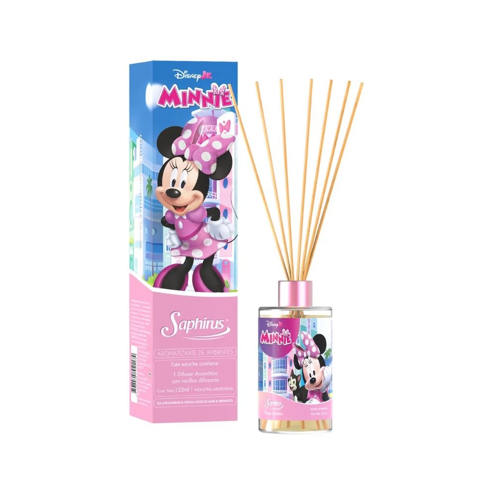 DIFUSOR AROM.C/VARILLA SAPHIRUS MINNIE 125ML