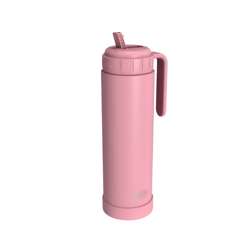 TERMO ACERO PAMPA ROSA 750ML LUMILAGRO C/CAJA