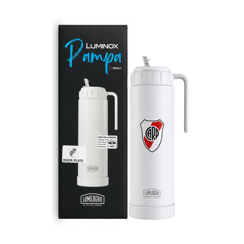 TERMO ACERO PAMPA RIVER 1LT LUMILAGRO C/CAJA