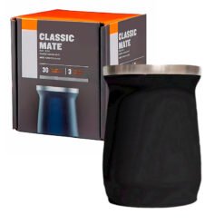 MATE ACERO TERMICO CLASSIC NEGRO 236ML