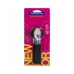CUCHARA TE NEW KOLOR NEGRO TRAMONTIN.X12 23167/900