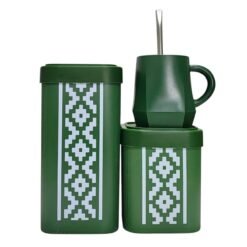 SET MATERO CUAD.GUARDA PAMPA YERBA VERDE MILITAR