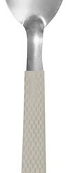 CUCHARA TE CAROL X12 MGO.TEXTURADO BEIGE