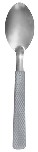 CUCHARA M.CAROL X12 MGO.TEXTURADO GRIS CLARO