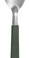 CUCHARA M.CAROL X12 MGO.TEXTURADO VERDE
