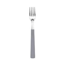 TENEDOR M.CAROL X12 MGO.TEXTURADO GRIS OSCURO