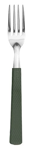 TENEDOR M.CAROL X12 MGO.TEXTURADO VERDE